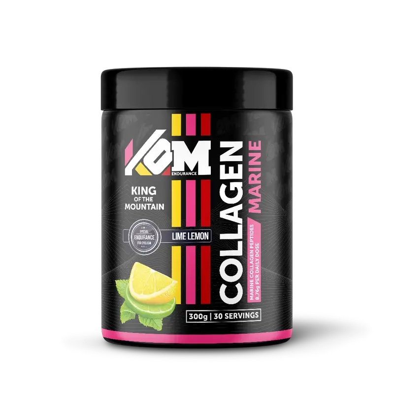 Kom Endurance Articulaciones Nutricion Deportiva , bote de colageno marino sabor limon 300gr