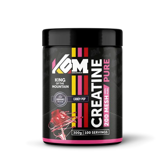Kom Endurance Creatina Nutricion Deportiva , bote de cretina sabor piruleta 300gr
