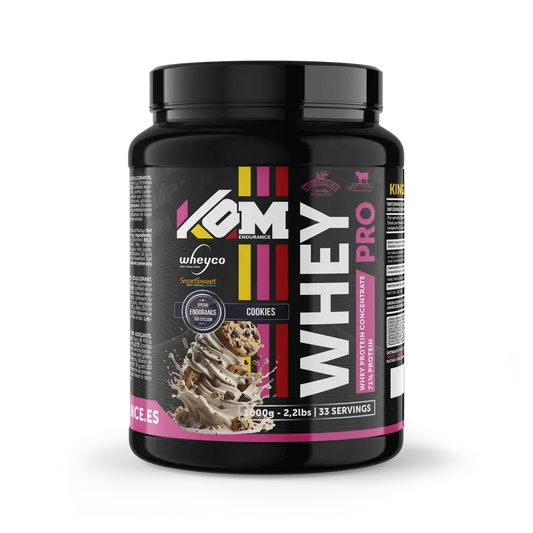 Kom Endurance Proteinas Nutricion Deportiva , bote de proteína whey 1kg sabor cookies