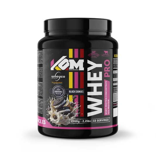 Kom Endurance Proteinas Nutricion Deportiva , bote de proteína whey 1kg sabor oreo