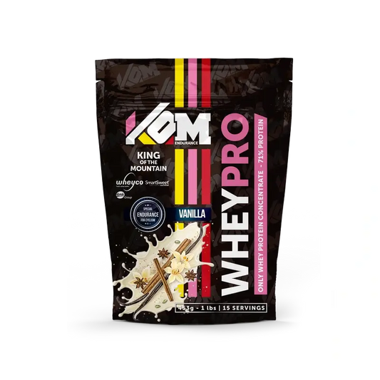 Kom Endurance Proteinas Nutricion Deportiva , saco de proteína whey 453 g sabor vainilla