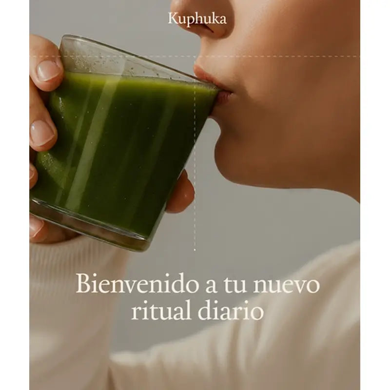 Kuphuka Greens Suplemento Nutricional 100% Natural Y Holistico Manzana Y Vainilla, 411 gr