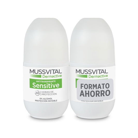Mussvital Dermactive Deo Sensible, 2x75 ml