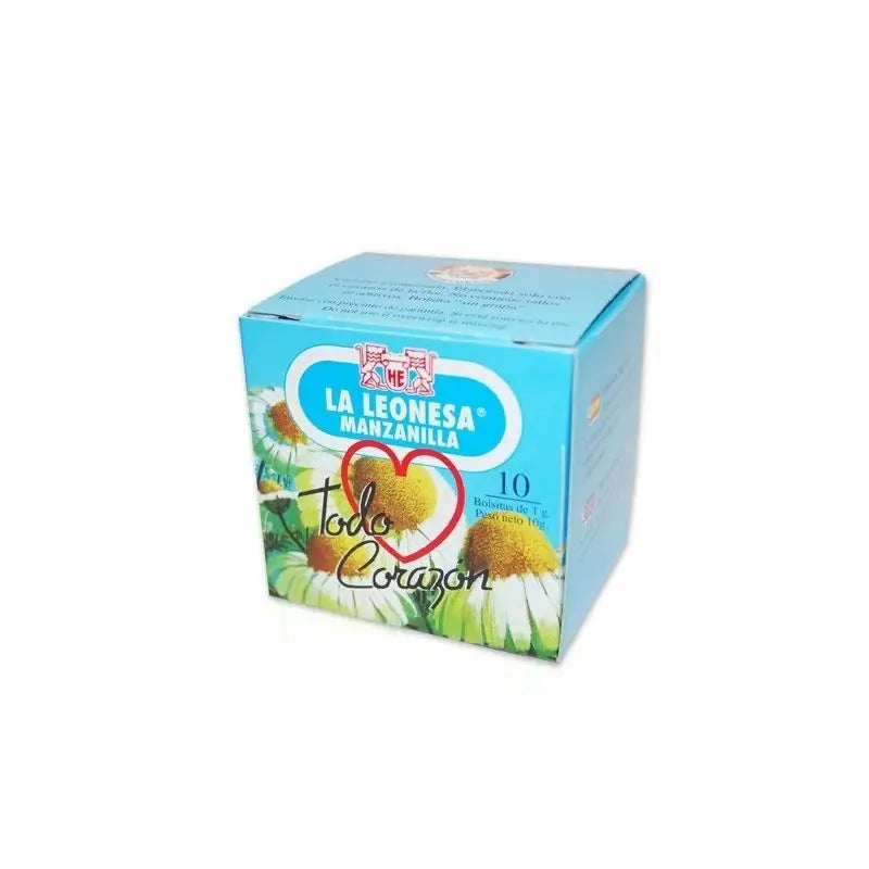 La Leonesa Manzanilla, 10 infusiones piramidales
