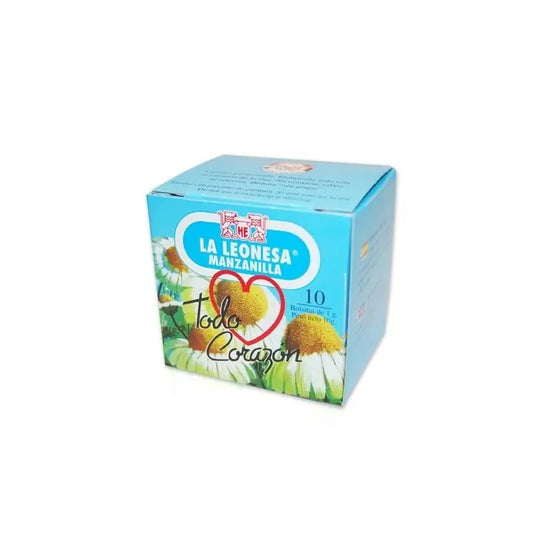 La Leonesa Manzanilla, 10 infusiones piramidales