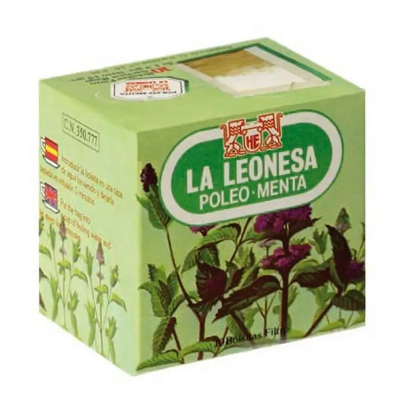La Leonesa Menta Poleo, 10 infusiones piramidales