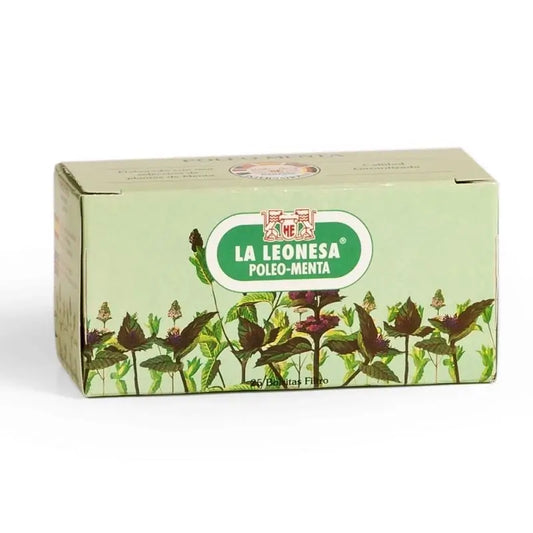 La Leonesa Menta Poleo, 25 infusiones piramidales