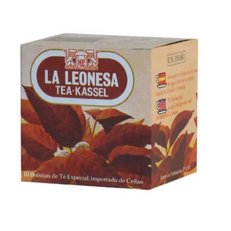 La Leonesa Té Negro Kassel, 10 infusiones piramidales