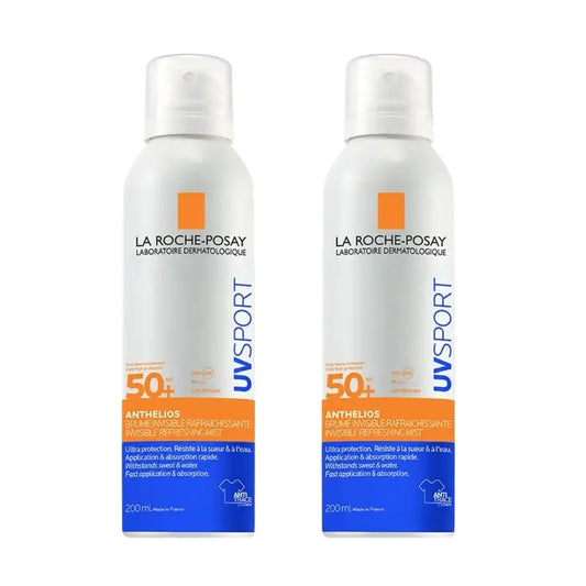 La Roche Posay Anthelios Uv Sport Bruma Invisible Refrescante Spf50+ , 2X200 Ml