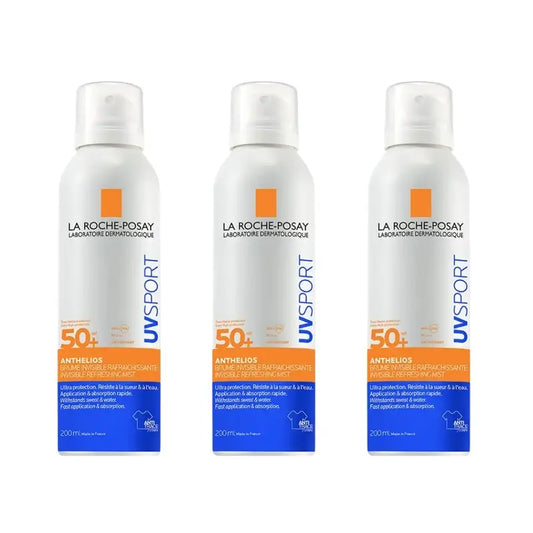 La Roche Posay Anthelios Uv Sport Bruma Invisible Refrescante Spf50+ , 3X200 Ml
