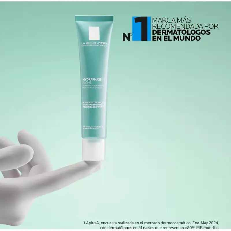 La Roche Posay Crema Hidratante Hydraphase HA Rica, 40 ml