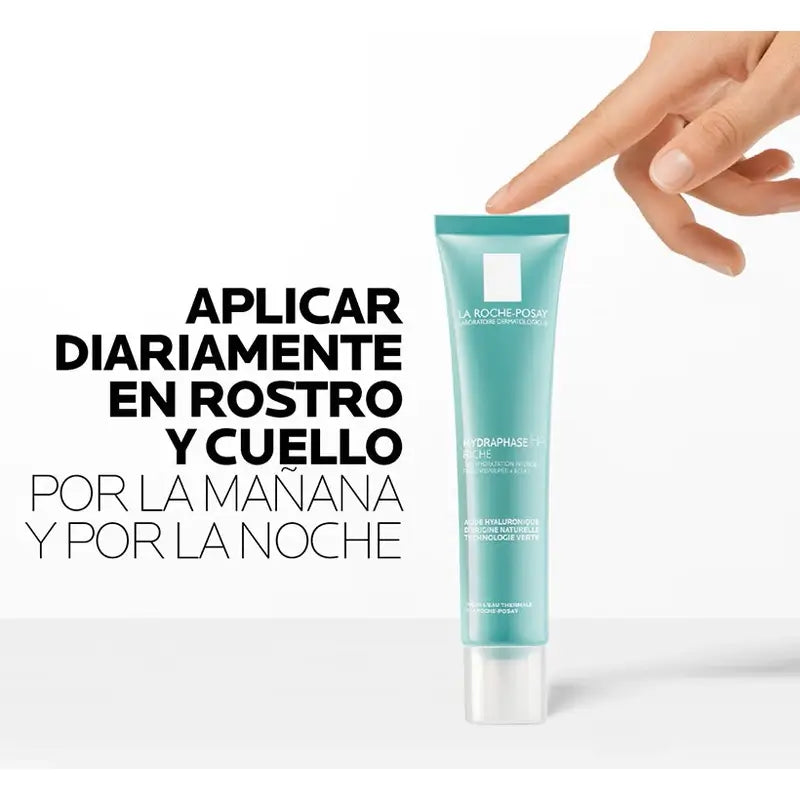 La Roche Posay Crema Hidratante Hydraphase HA Rica, 40 ml