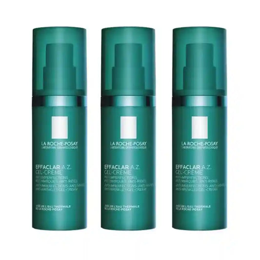 La Roche Posay Effaclar A.Z. Gel-Crema , 3x40 ml