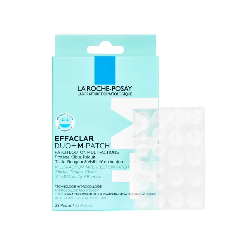 La Roche-Posay Effaclar Duo+M Parches Invisibles Anti-Imperfecciones Y Antimarcas , 22 unidades