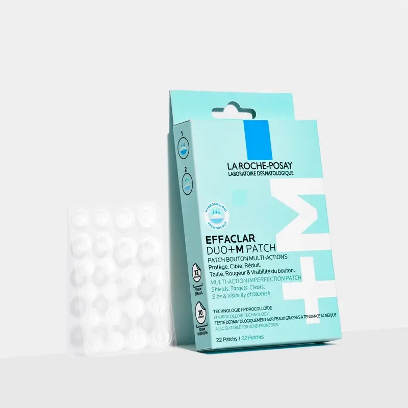 La Roche-Posay Effaclar Duo+M Parches Invisibles Anti-Imperfecciones Y Antimarcas , 22 unidades