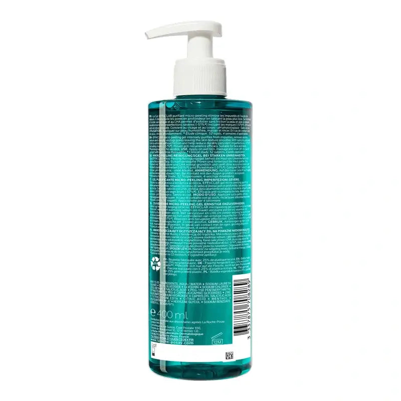 La Roche Posay Effaclar Gel Purificante Microexfoliante 400 ml