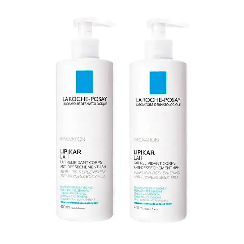 La Roche Posay Lipikar Leche, Pack 2 x 400 ml