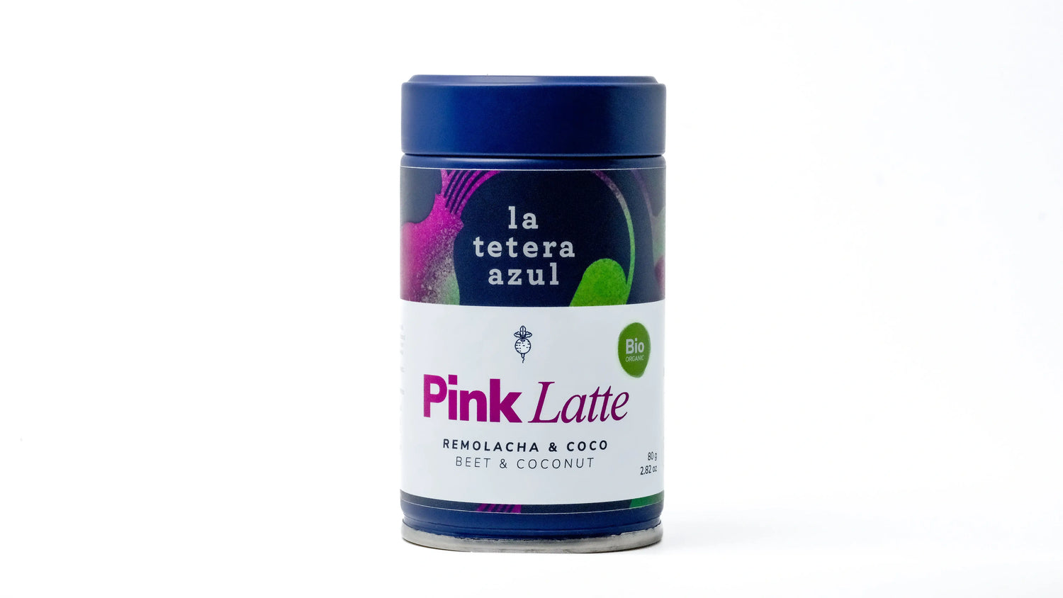 La Tetera Azul Pink Latte Ecológico 100%, 80g.