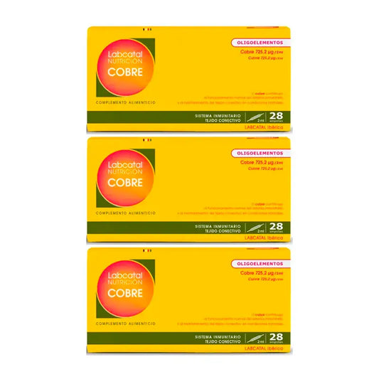Labcatal Cobre, 3X28 Ampollas
