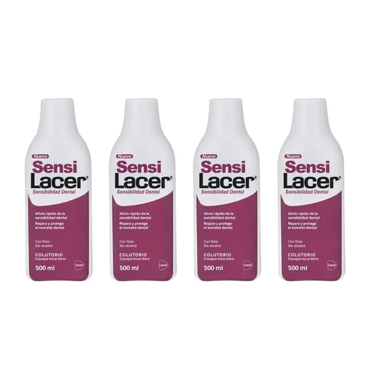 Lacer Sensilacer Colutorio, Pack 4 x 500 ml