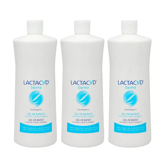 Lactacyd Derma Triplo Gel de Baño Hipoalergénico 3 x 1 L