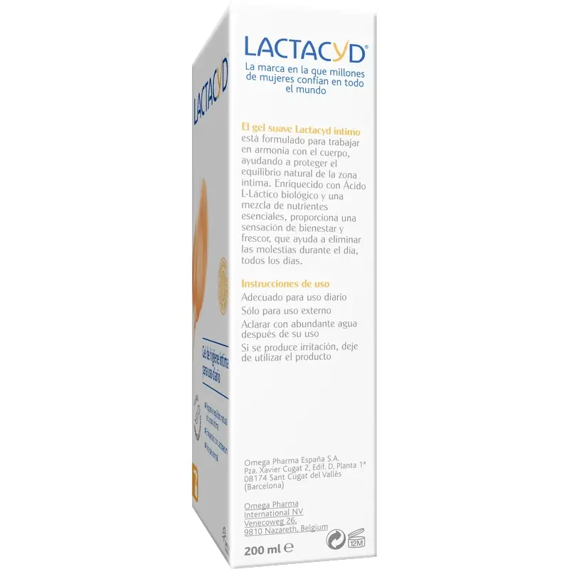 Lactacyd Duplo Gel Higiene Íntima Uso Diario 2 x 200 ml