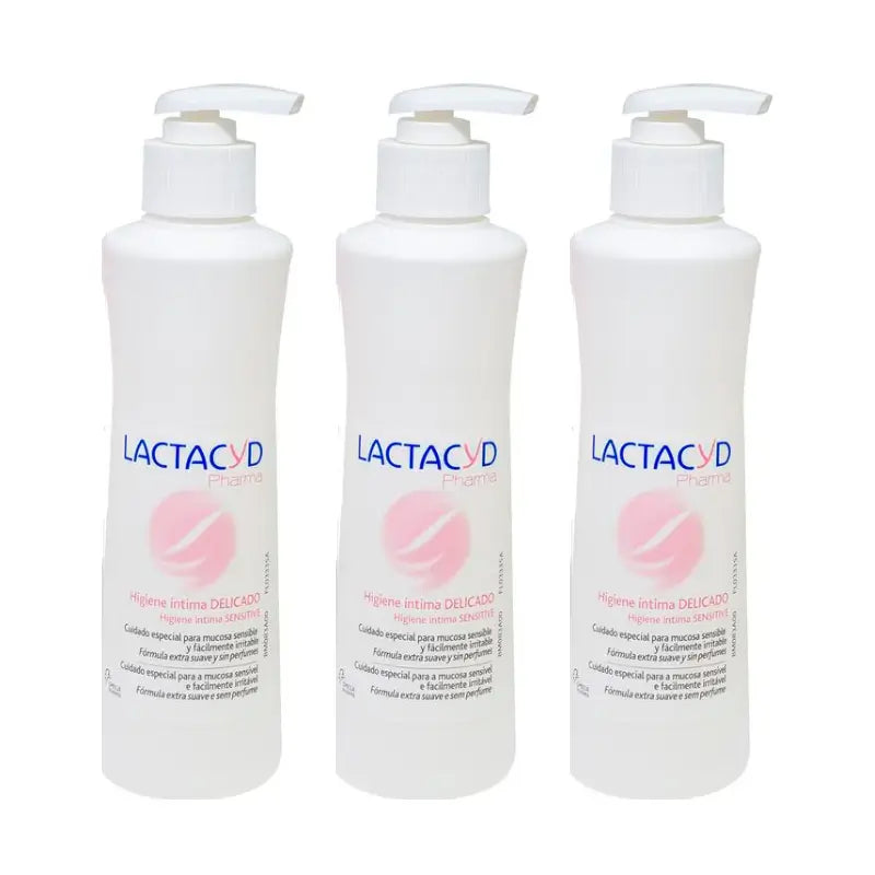 Lactacyd Pharma  Triplo Higiene Íntima Delicado 3 x 250 ml