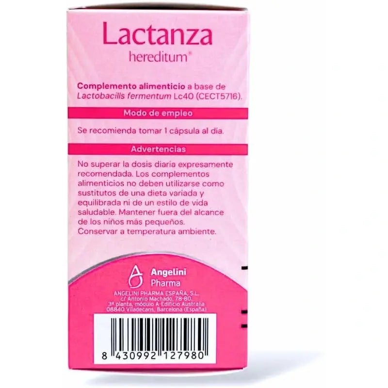 Lactanza Hereditum 28 Cápsulas