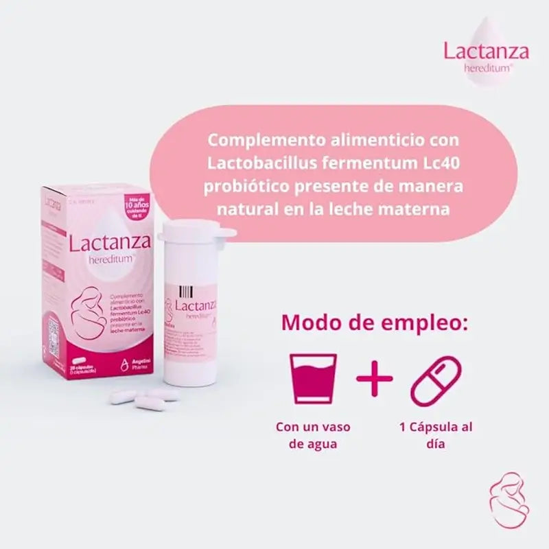 Lactanza Hereditum, Pack 2 x 28 Cápsulas