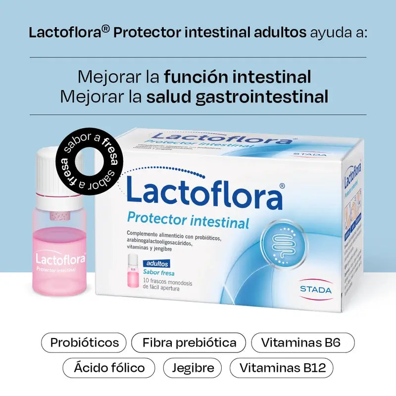 Lactoflora Adultos , 2 x 10 frascos