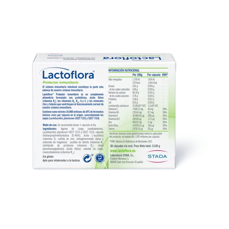 Lactoflora Protector Inmunitario 30 cápsulas