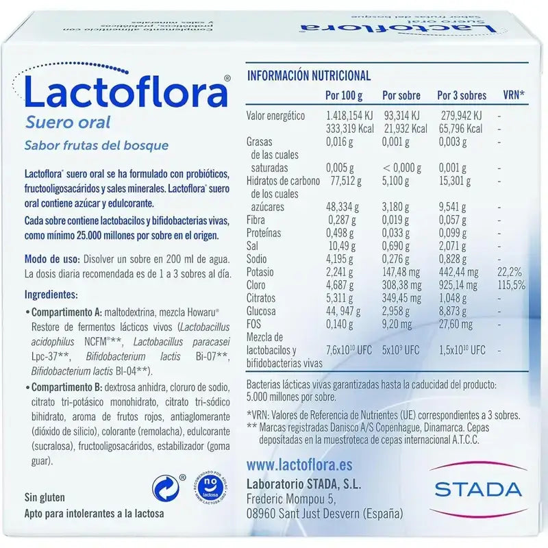 Lactoflora Suero Oral, 2X6 Sobres