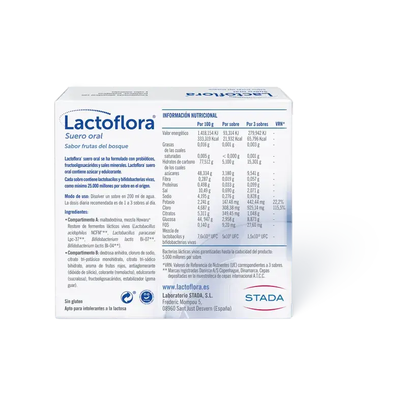 Lactoflora Suero Oral, 6 Sobres