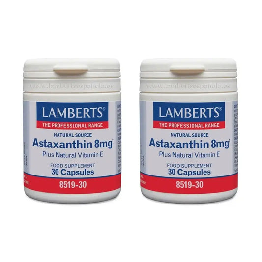 Lamberts Astaxantina Con Vitamina E , 2X30 Cápsulas