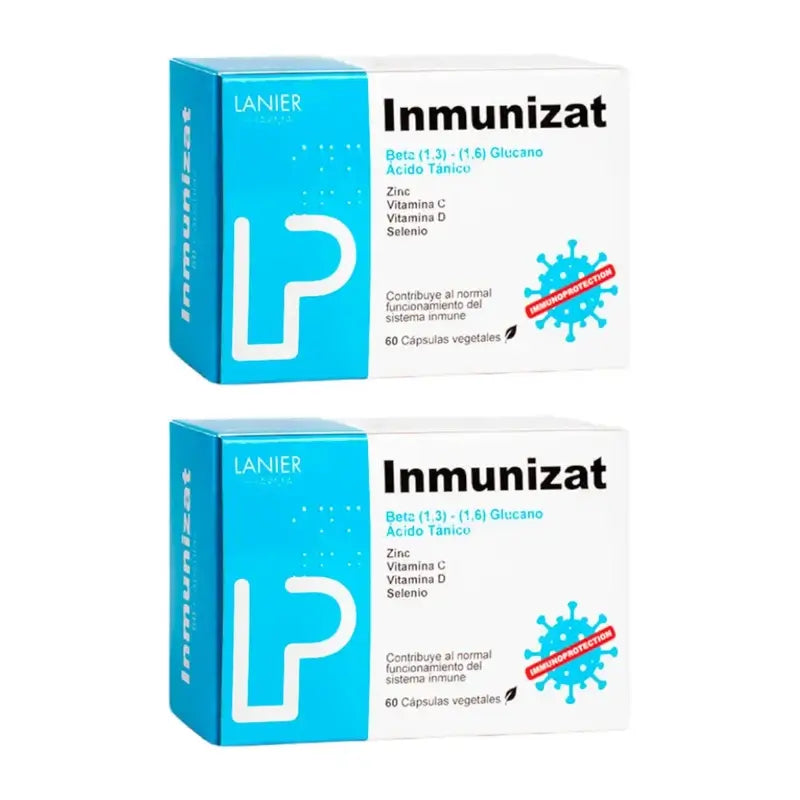 Lanier Pharma Inmunizat Complemento Alimenticio , 2X60 Cápsulas Vegetales