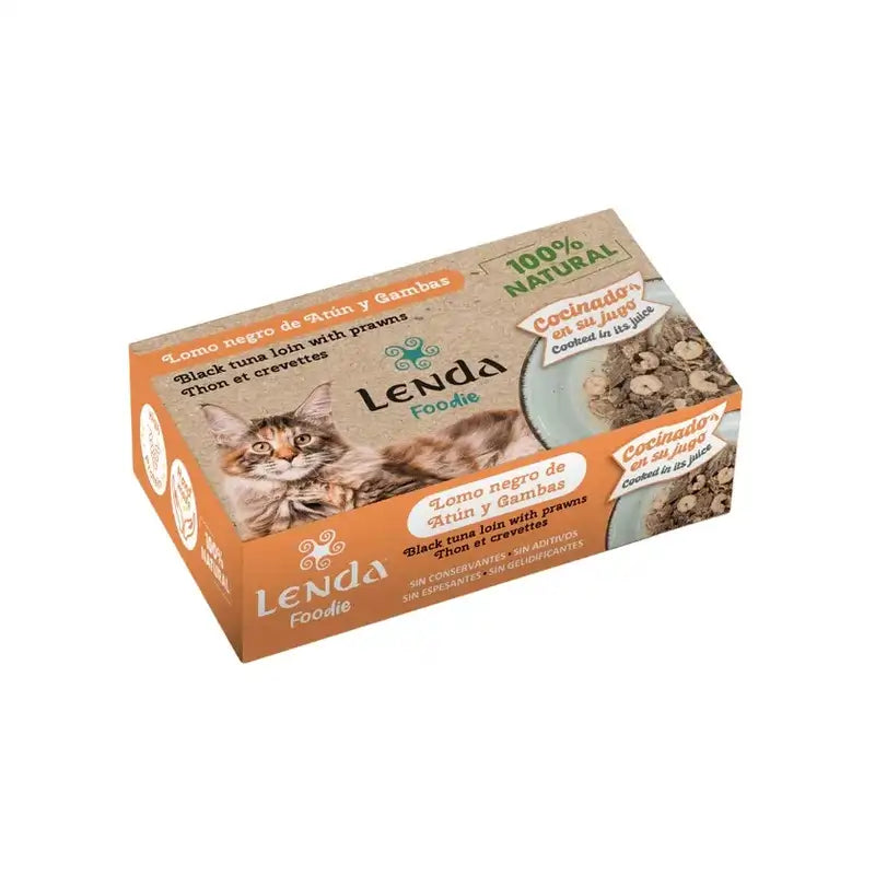 Lenda Foodie Gato Lomo Atun Con Gambas, 25x120 gr