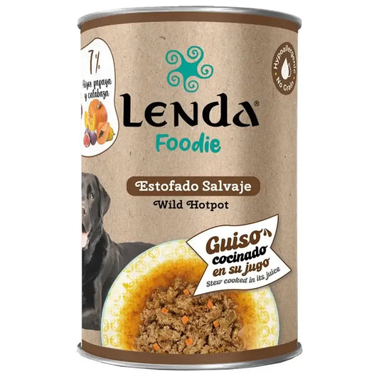Lenda Foodie Perro Estofado Salvaje, 12x400 gr