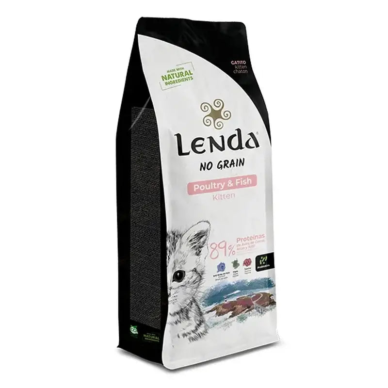 Lenda Gato Kitten Aves Y Pescado Grain Free, 2 kg