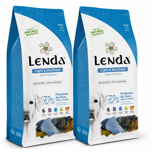 Lenda Perro adulto light, 2 X 6 kg