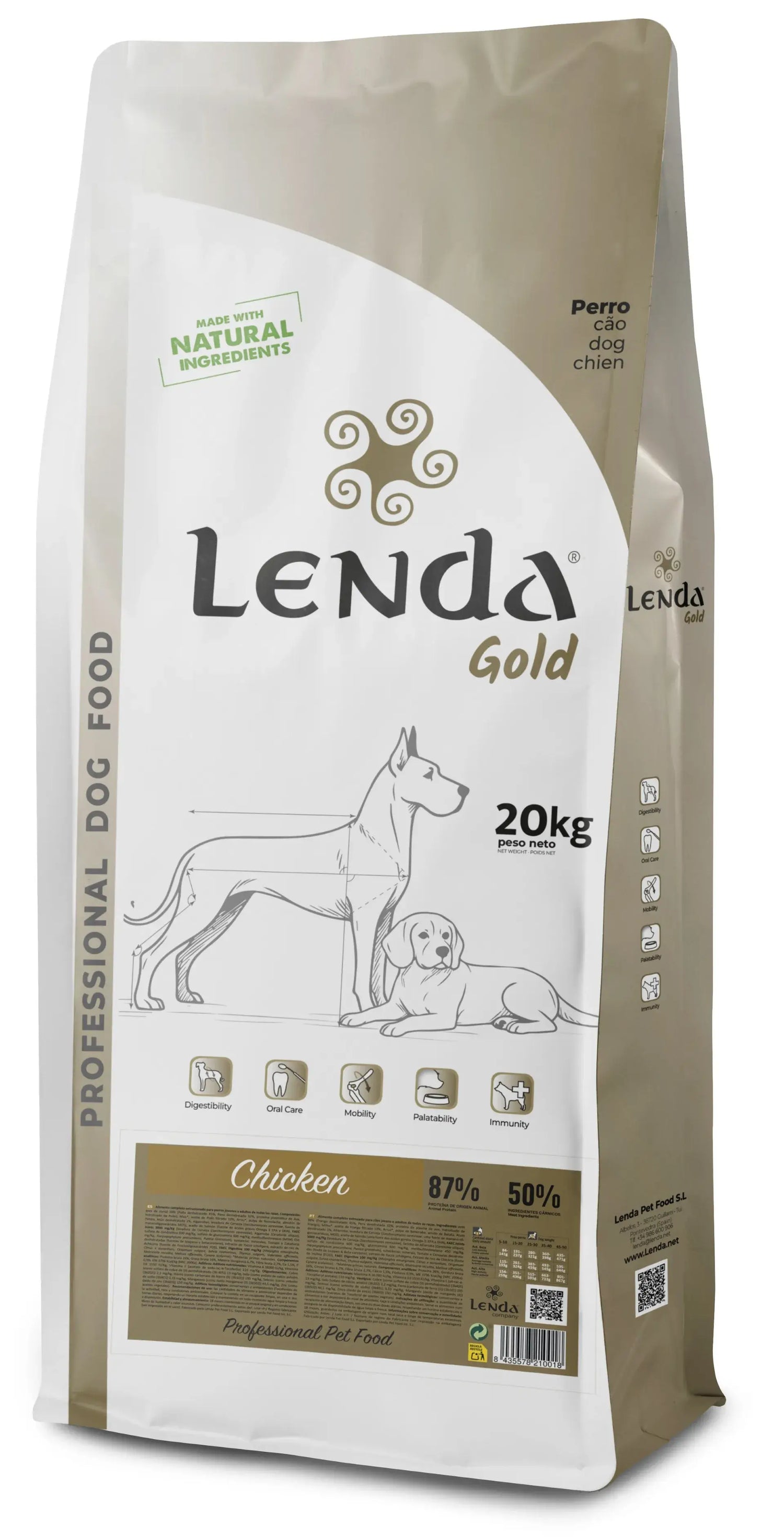 Lenda Professional Gold Pollo 20Kg
