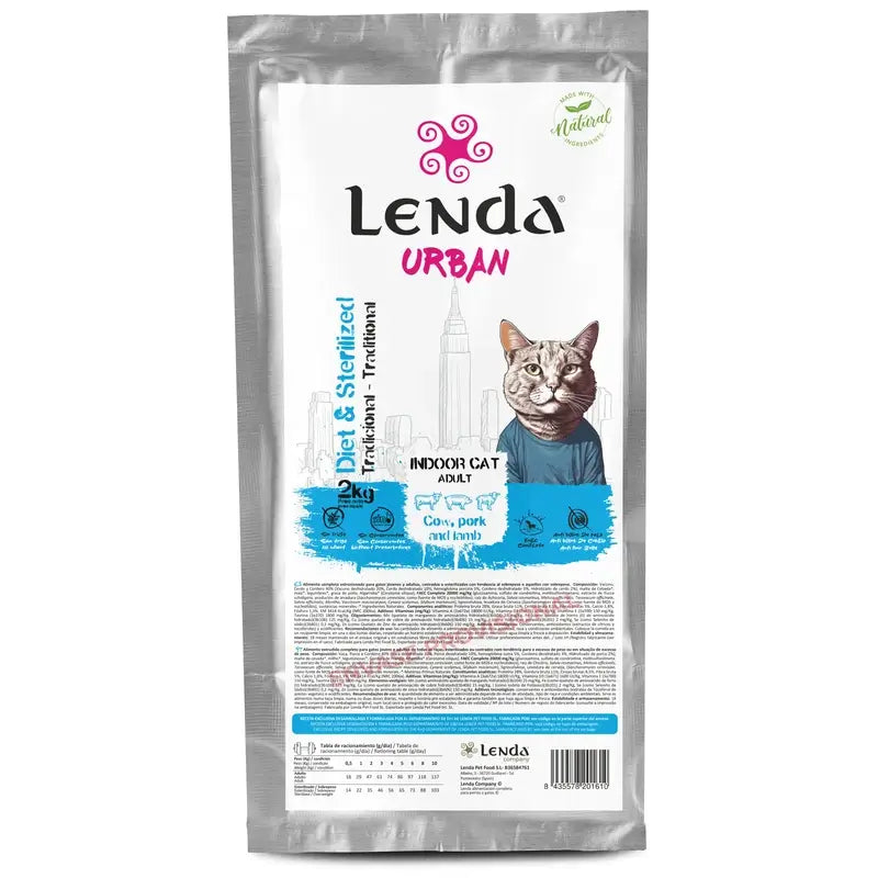 Lenda Urban Gato Indoor Sterilized, 2 kg