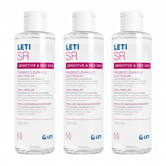 Leti SR Probioclean Agua Micelar, 200 ml pack 3