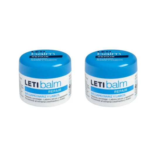 Letibalm Bálsamo Reparador Nariz Y Labios, 2X10 Ml