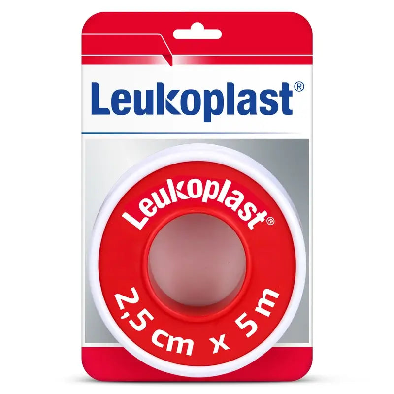 Leukoplast  Blanco Con Aro 2,5 Cm X 5 M