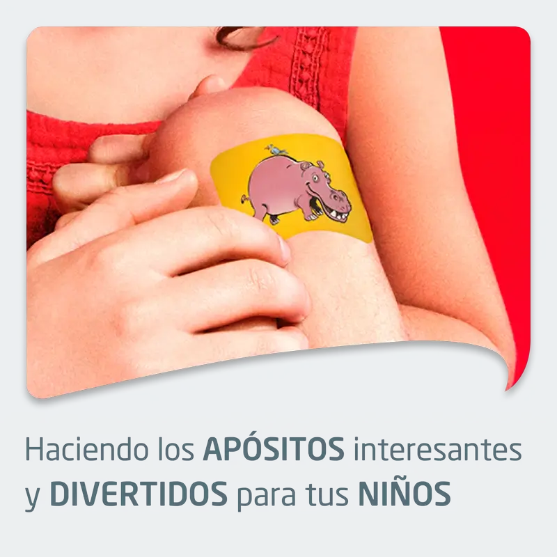 Leukoplast  Kids Zoo, 12 Unidades Surtido