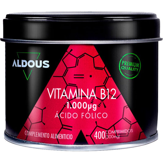 Aldous Bio Vitamina B12 Con Ácido Fólico , 400 comprimidos
