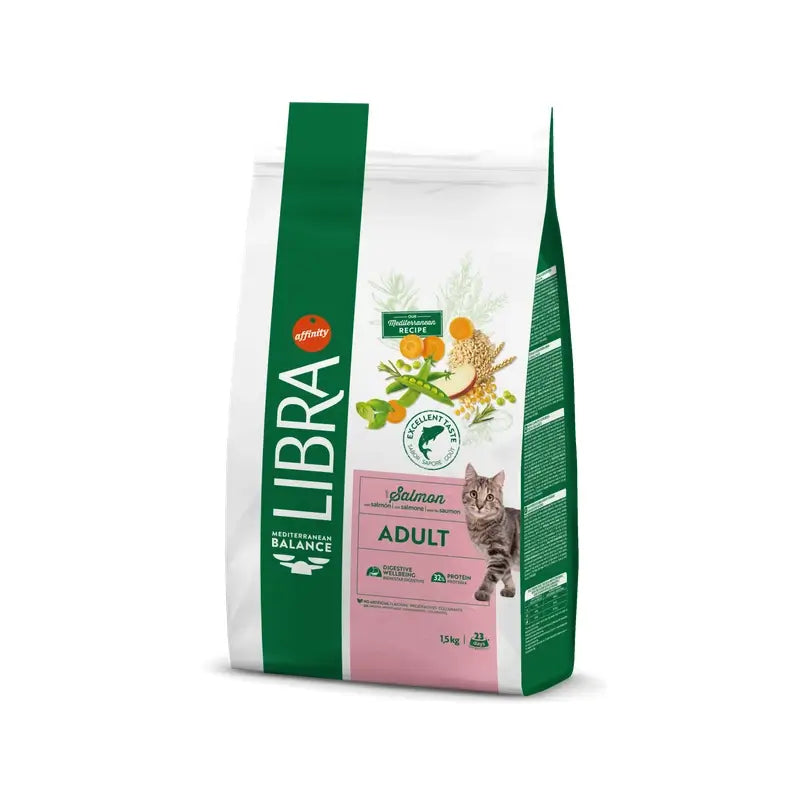 Libra Feline Adult Salmon 1,5Kg pienso para gatos