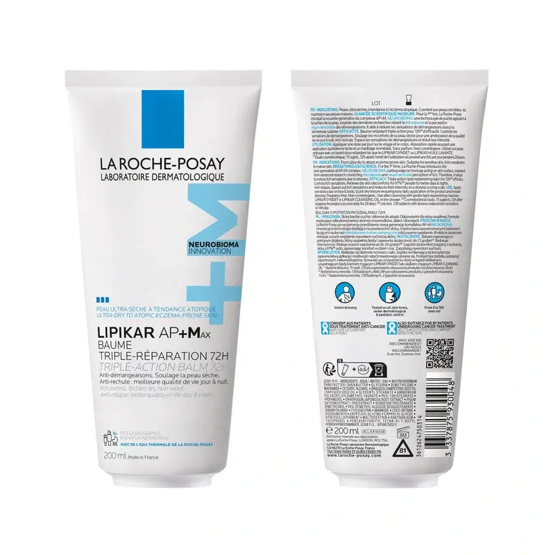 Lipikar Baume Ap+Max Carton, 200 ml