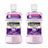 Listerine Duplo Enjuague Bucal Cuidado Total Sabor Suave, 2 x 500 Ml