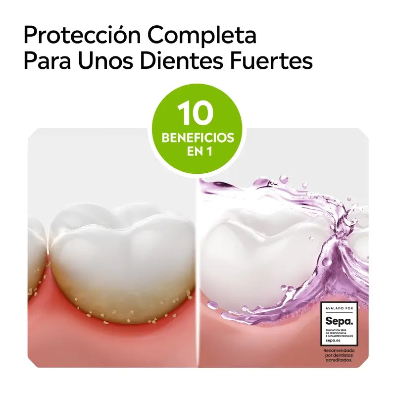 Listerine Duplo Enjuague Bucal Cuidado Total Sabor Suave, 2 x 500 Ml